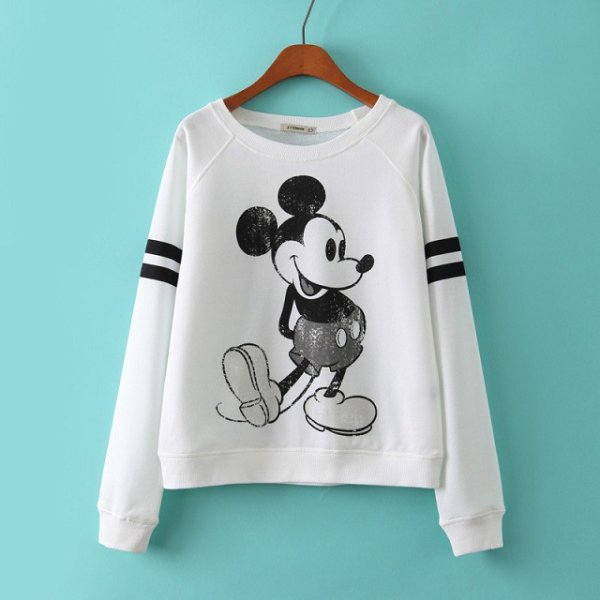 Худи оверсайз с Микки Маусом