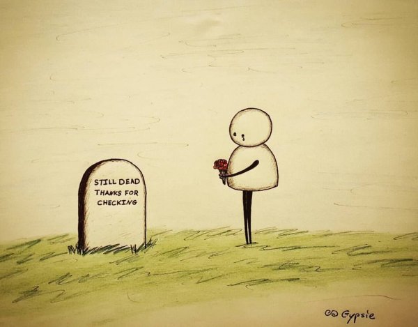 Грустные рисунки со смыслом