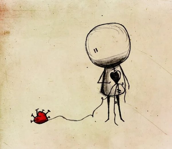 Грустные рисунки