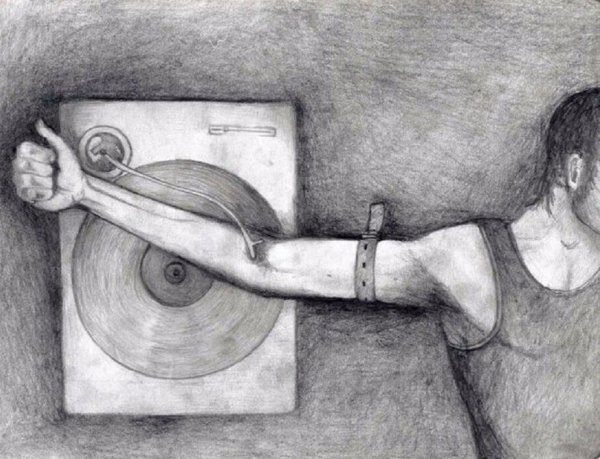 Странные рисунки карандашом