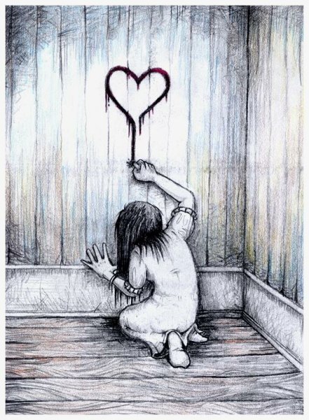 Рисунки карандашом грустные