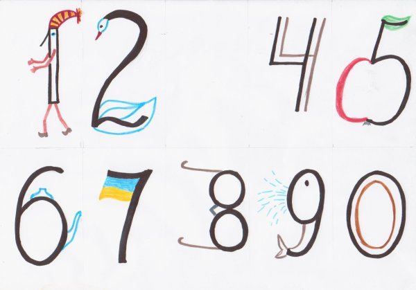 Рисование цифрами