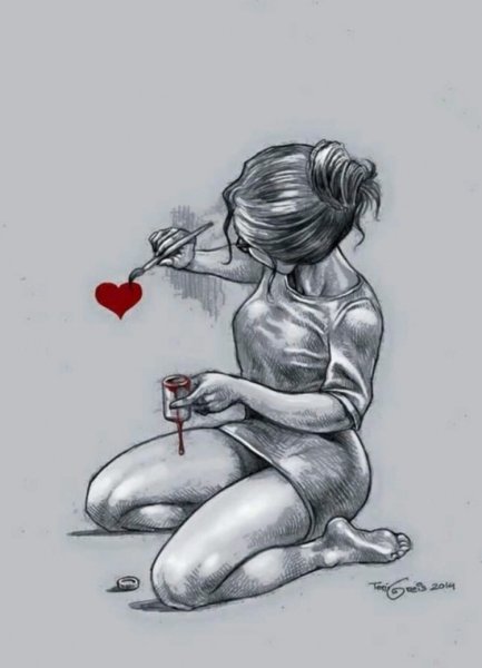 Рисунки про любовь