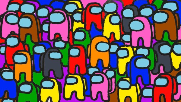 Among us для рисования