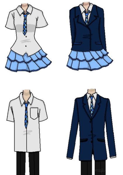 Макет школьной формы