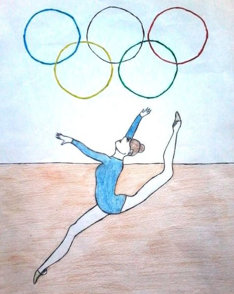 Спортивные рисунки