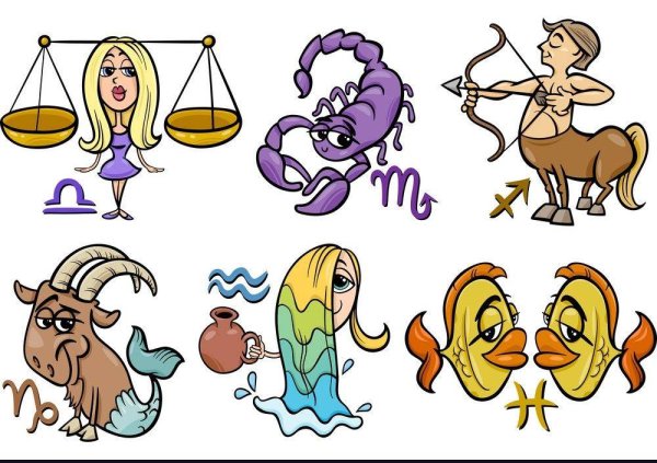 Знаки зодиака по мультяшному