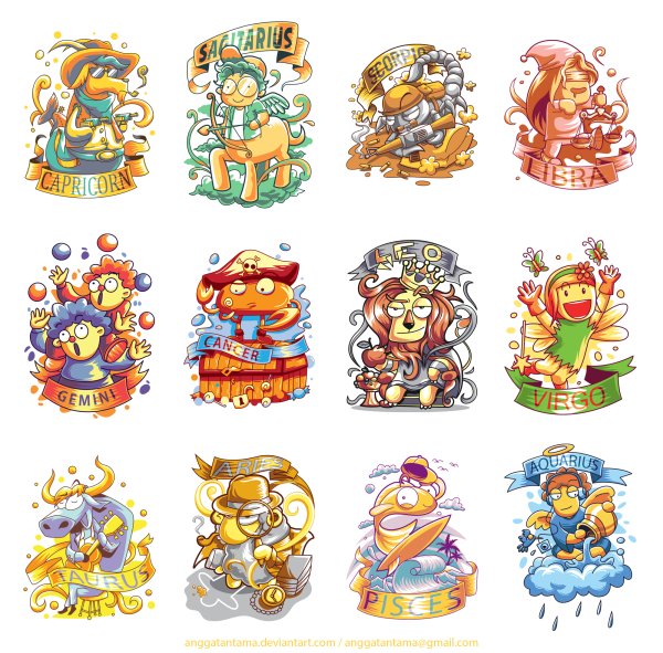 Знаки зодиака смешные