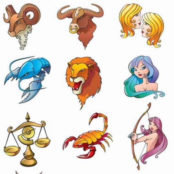 Знаки зодиака мультяшные