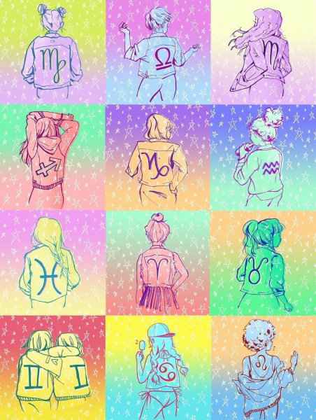 Знаки зодиака для рисования