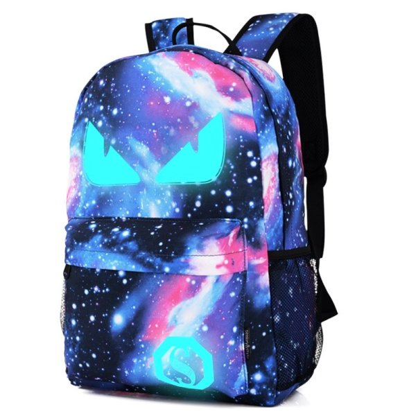 Светящийся рюкзак с зарядкой и с экраном