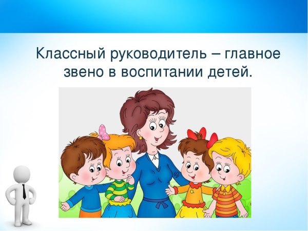 Рисунок классный руководитель с детьми