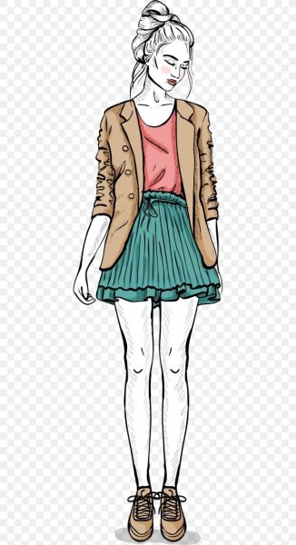 Мультяшные девушки в джинсах