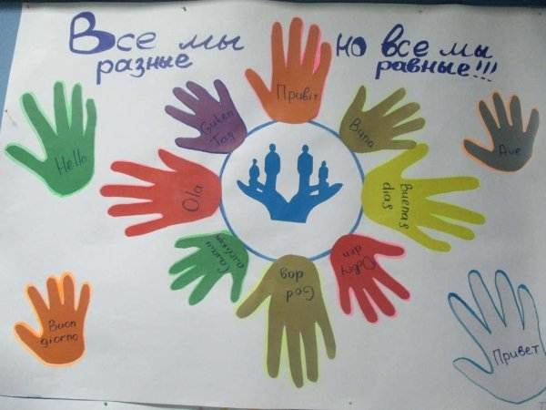 Плакат мы разные