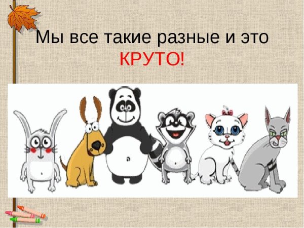Мы такие разные но вместе