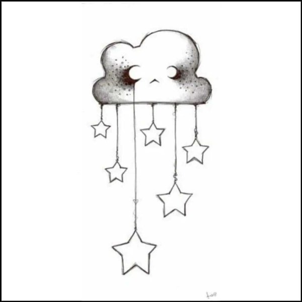 Небольшие рисунки для срисовки