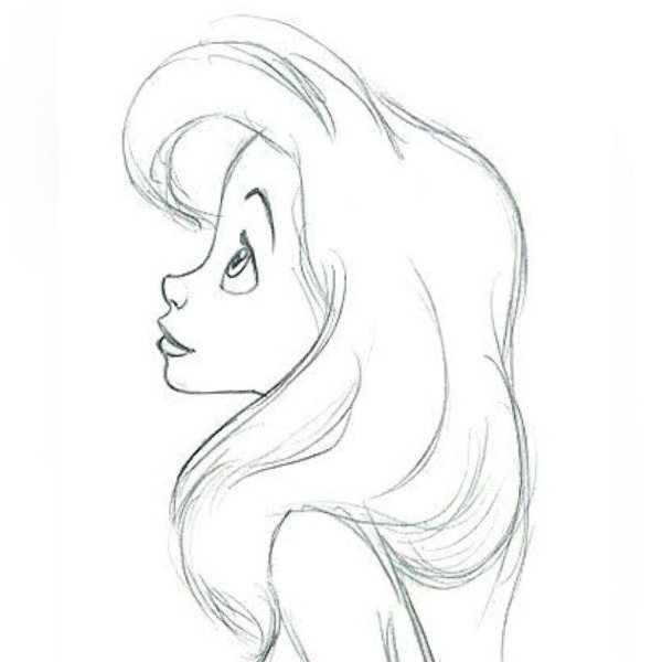 Ариэль для срисовки