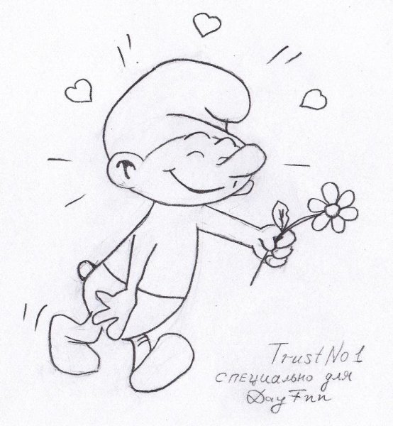 Рисунки карандашом лёгкие мультяшные