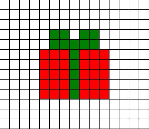 Рисунки по клеткам лёгкие