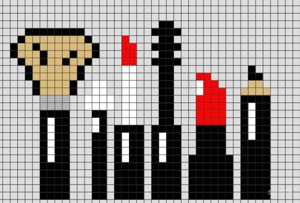 Косметика по клеточкам