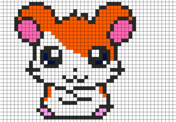 Рисунки по клеточкам маленькие