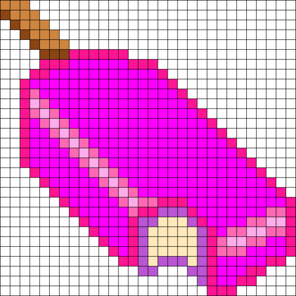 Рисование по клеточкам еда