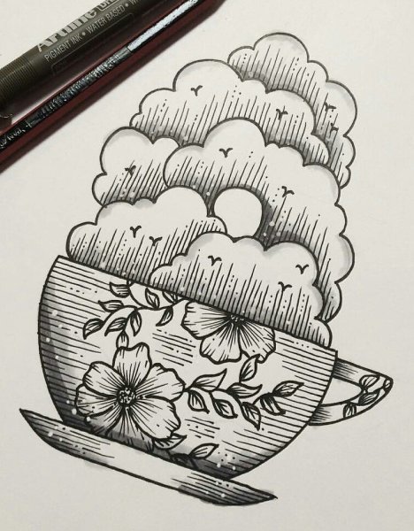 Зарисовки для скетчбука