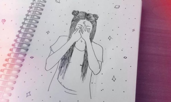 Красивые рисунки для блокнота легкие карандашом