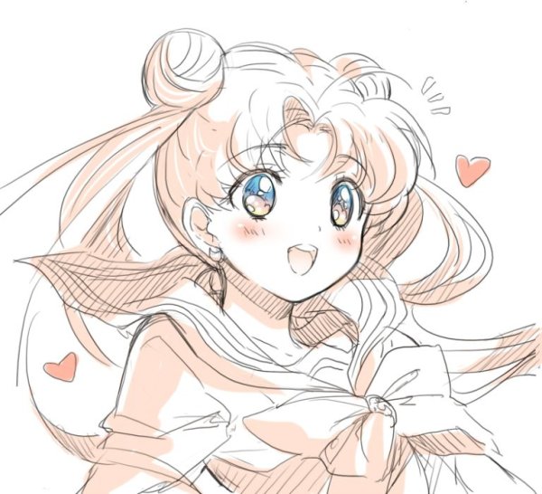 Аниме скетчи Сейлор Мун