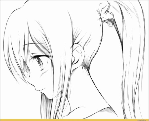 Аниме рисунки карандашом