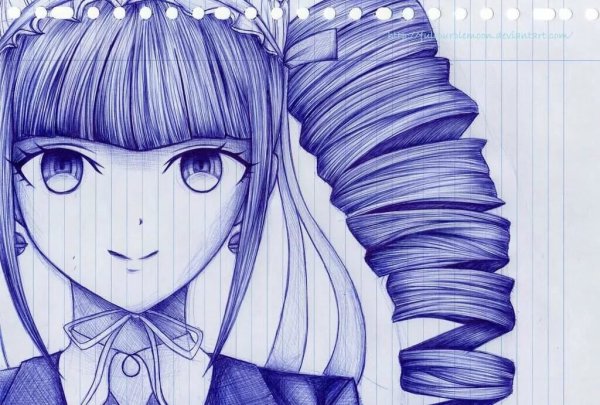 Аниме ручкой для начинающих