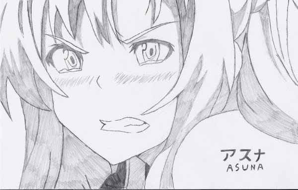 Рисунки простым карандашом аниме