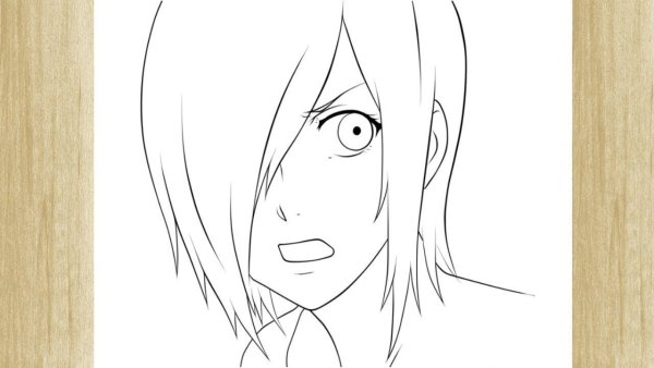 Токийский гуль срисовать тока