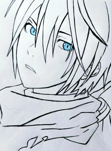 Ято Бездомный Бог для срисовки