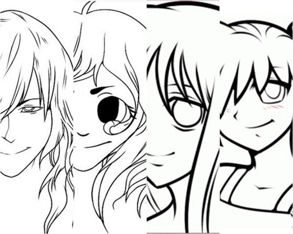 Аниме моменты для рисования