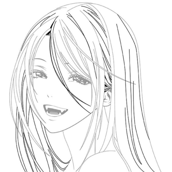 Аниме лицо девушки