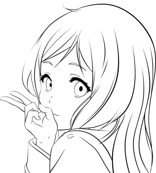 Красивые Наброски аниме