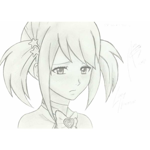 Аниме рисунки для срисовки карандашом легкие