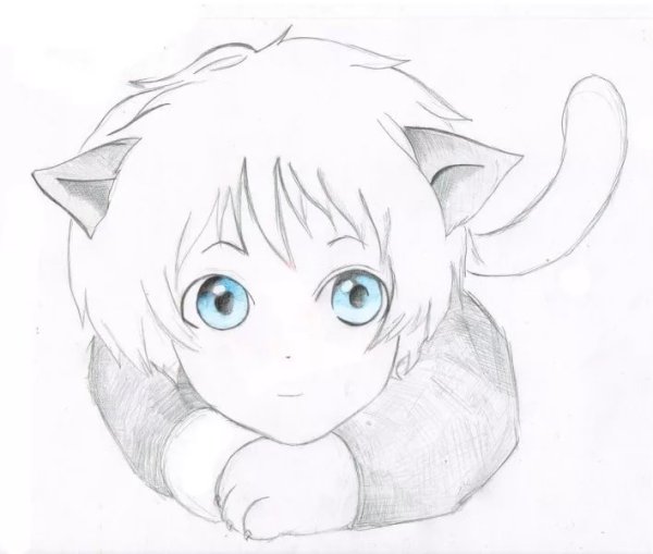 Рисунки для срисовки аниме