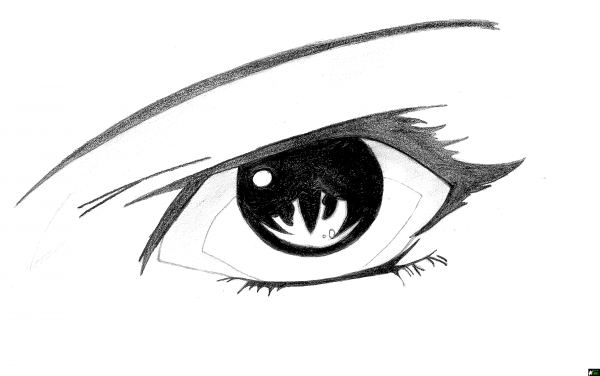 Картинки для срисовки глаза аниме