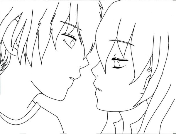 Рисунки для срисовки аниме парни легкие