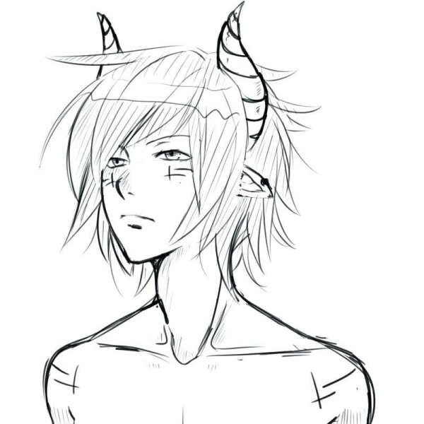 Парень для рисования