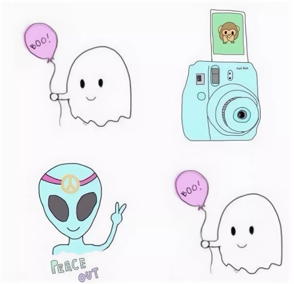 Рисунки для срисовки в ЛД