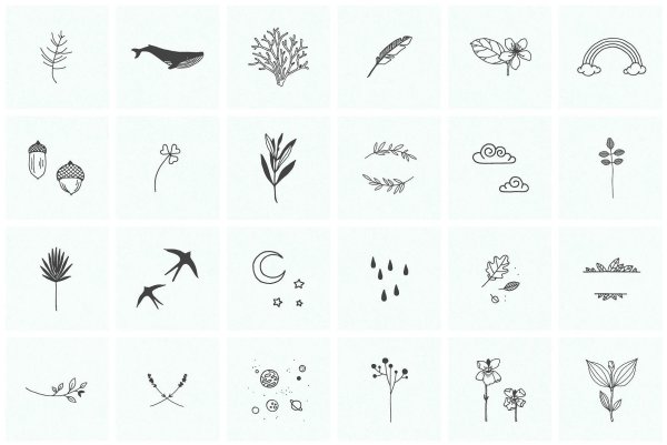 Эскизы тату маленькие