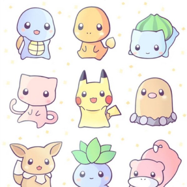 Кавайные рисунки для срисовки