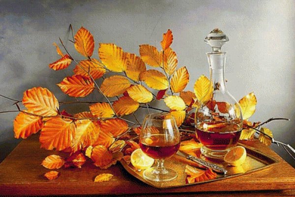 Натюрморт с листьями